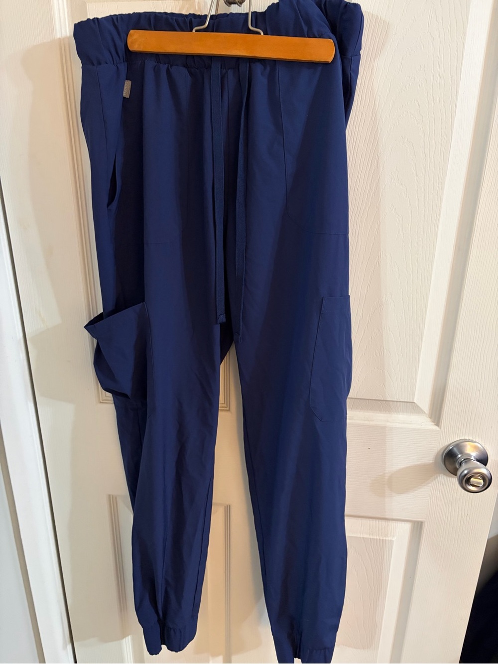 Navy scrub  Drawstring Utility Jogger Pants